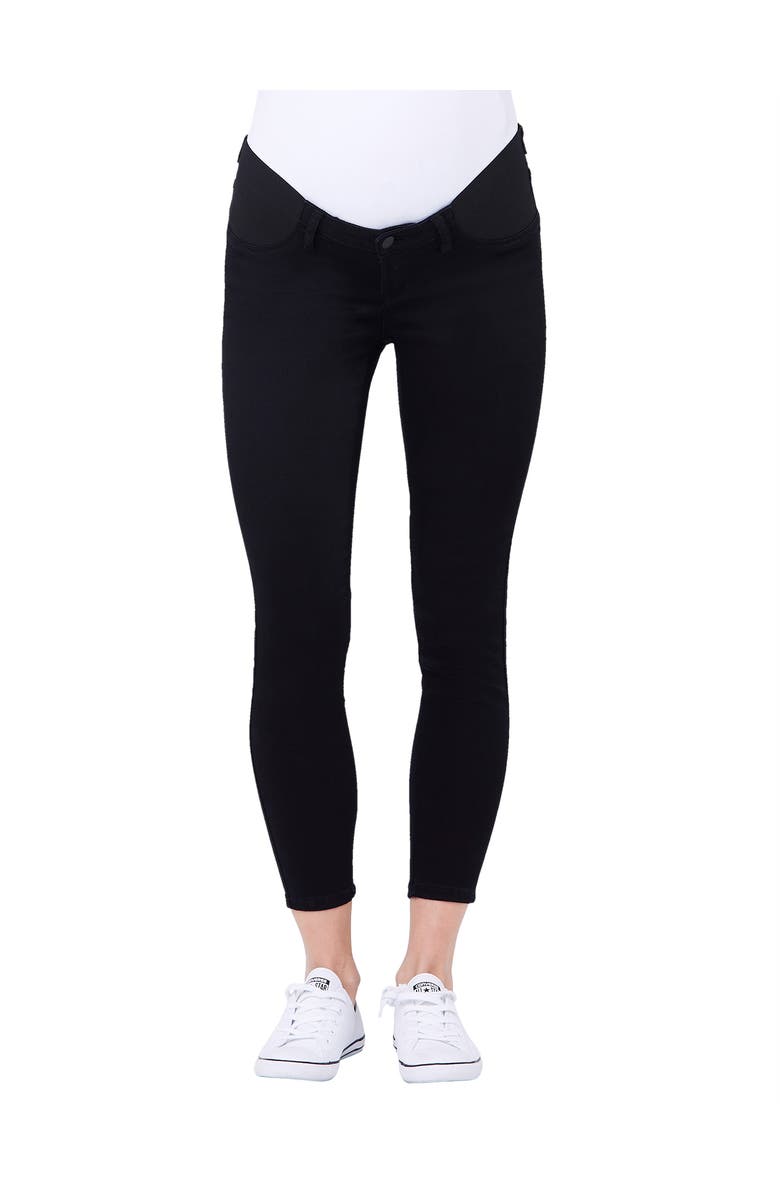 Ripe Maternity Isla Ankle Grazer Jegging, Main, color, Black