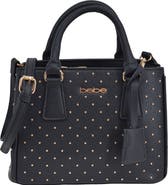 bebe Sagan Studded Mini Satchel
