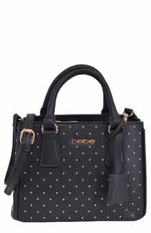 bebe Sagan Studded Mini Satchel