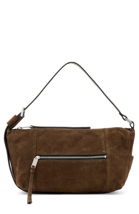 Vega Suede Shoulder Bag