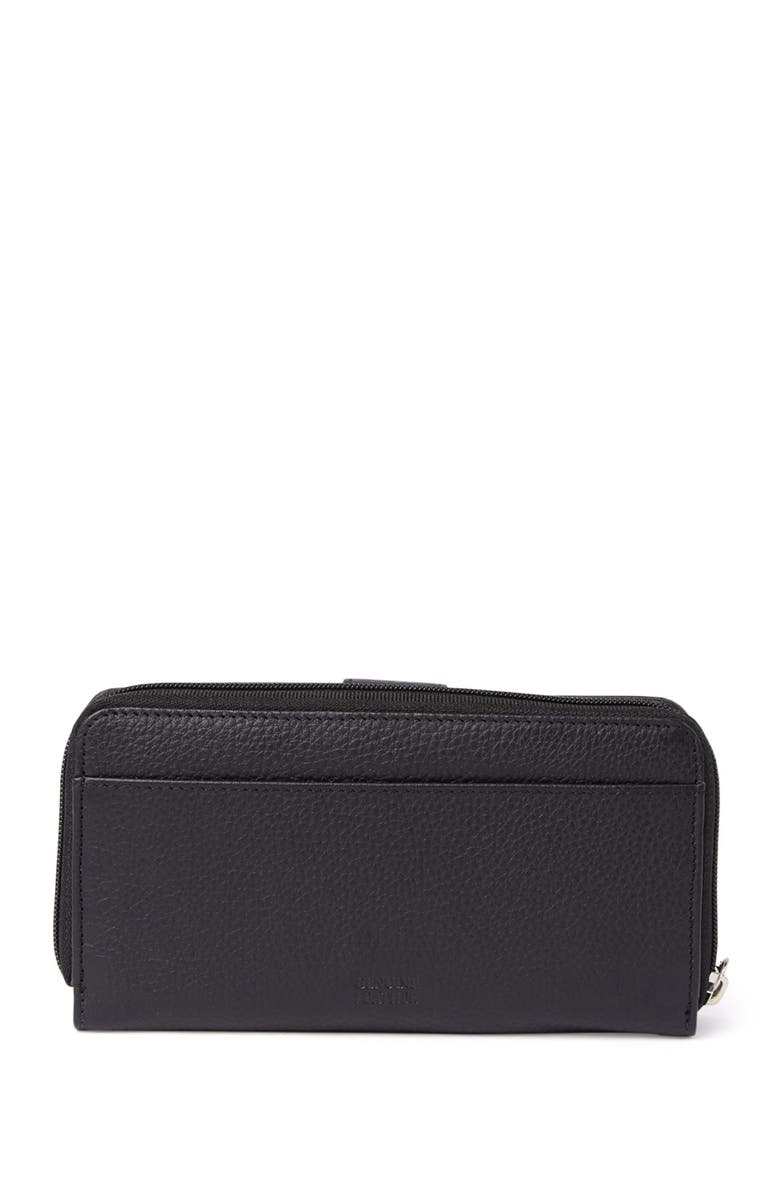 MUNDI SMALL LEATHER GOODS All-in-One Leather Continental Wallet, Alternate, color, 08N-Black