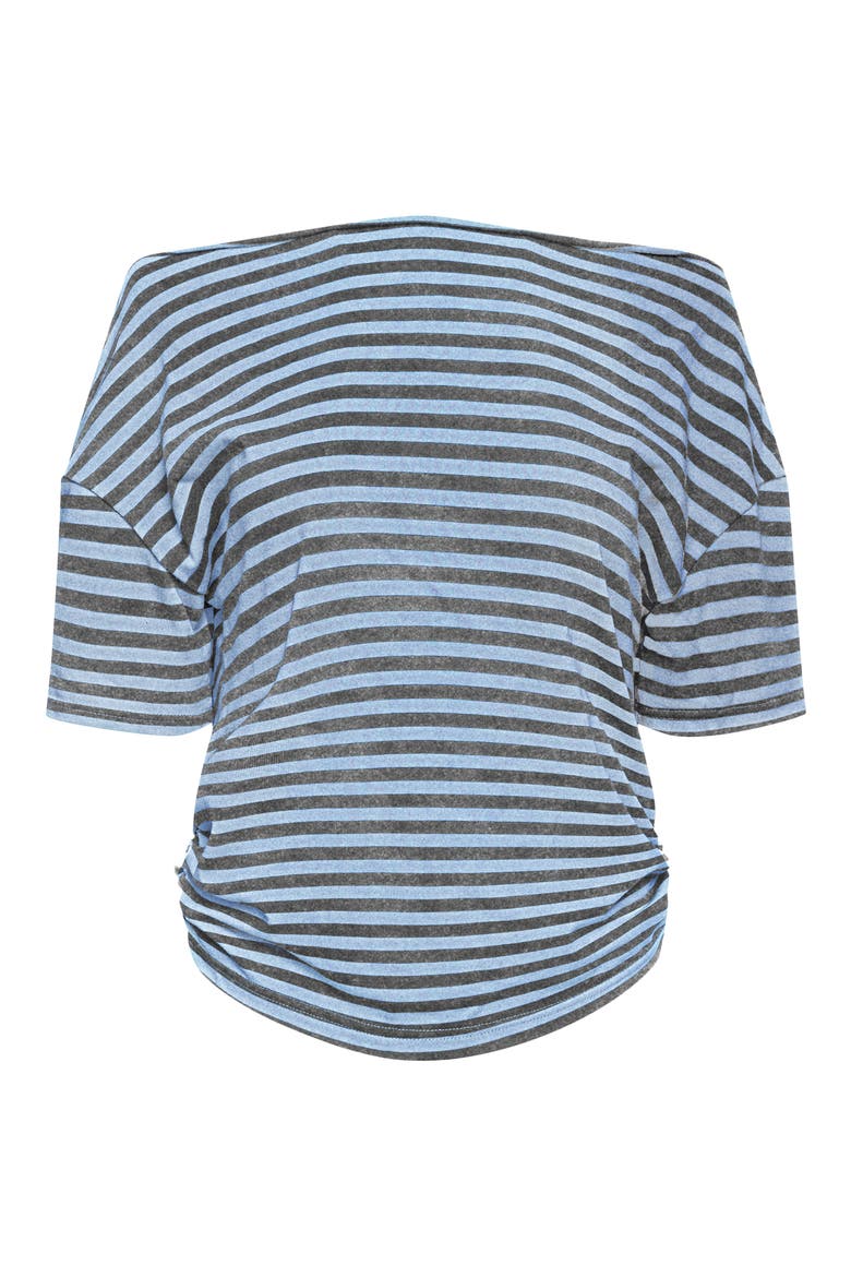 Wildlands One-Shoulder Knit Top, Alternate, color, GREY BLUE STRIPE