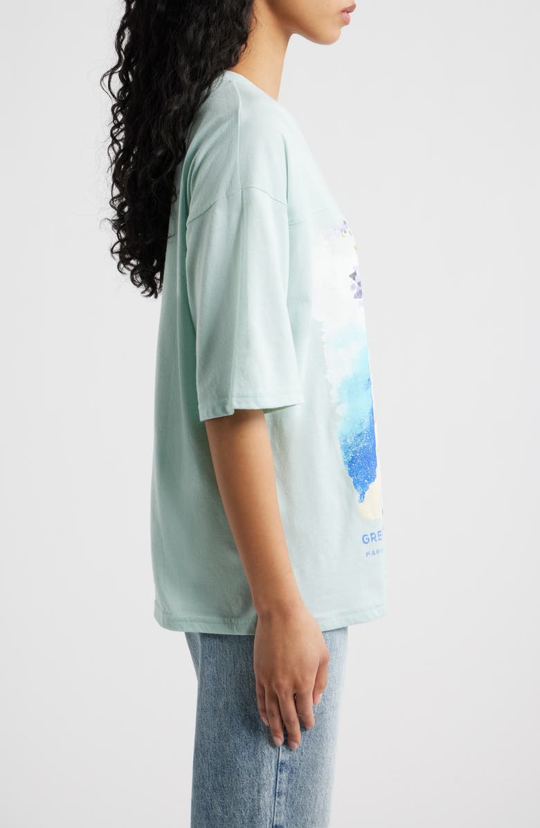 Vinyl Icons Mykonos Graphic T-Shirt, Alternate, color, Mint