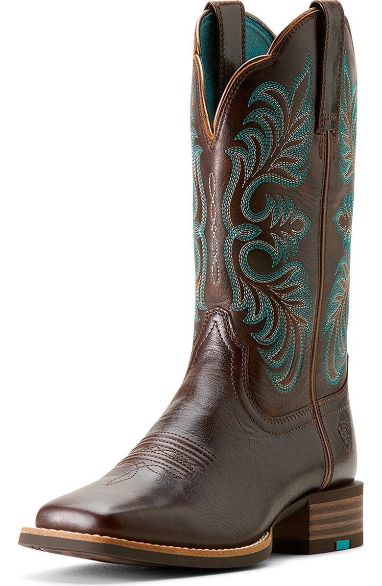 Ariat Gillette Tall Cowboy Boot, Main, color, Brown