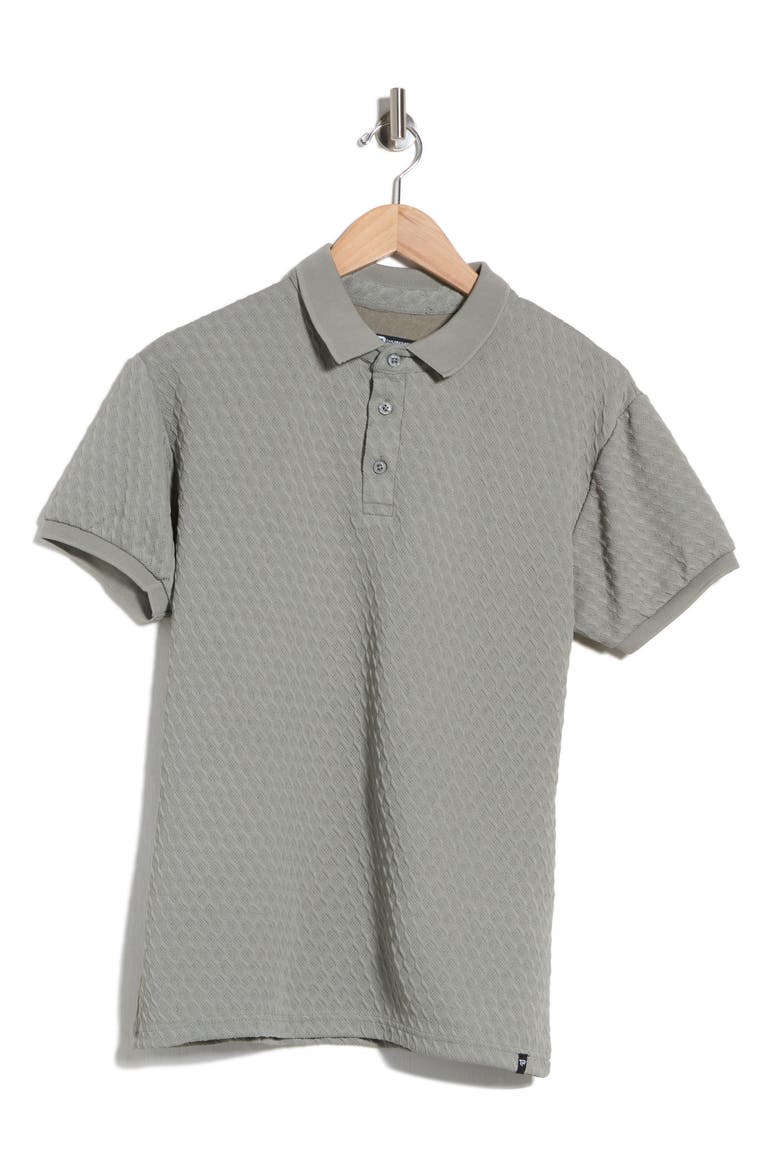Modern Fit Textured Polo, Alternate, color, SAGE