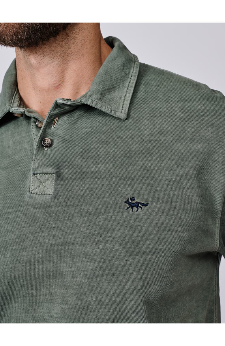 Aubin Arkwright Heavyweight Jersey Polo, Alternate, color, Khaki