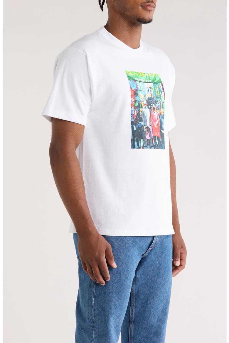 Harajuku Cotton Graphic T-Shirt, Alternate, color, WHITE
