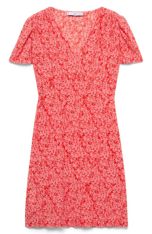 Mango Floral Print Maternity Minidress In Pink