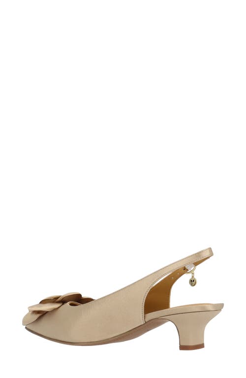 J. Reneé Jozey Pointed Toe Slingback Pump In Neutral