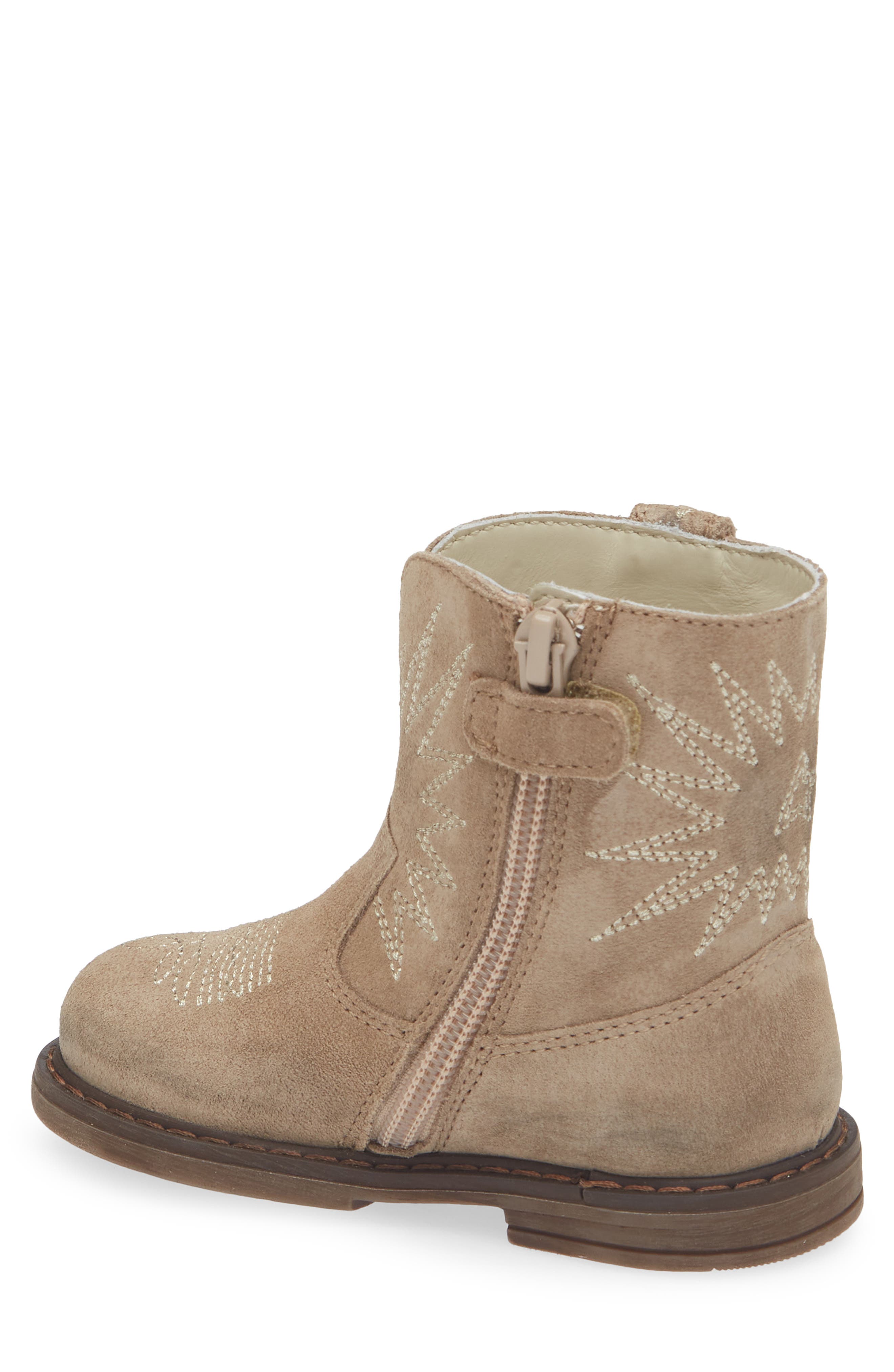 Golden Goose Kids' Wish Star Short Western Boot, Alternate, color, Dove Grey