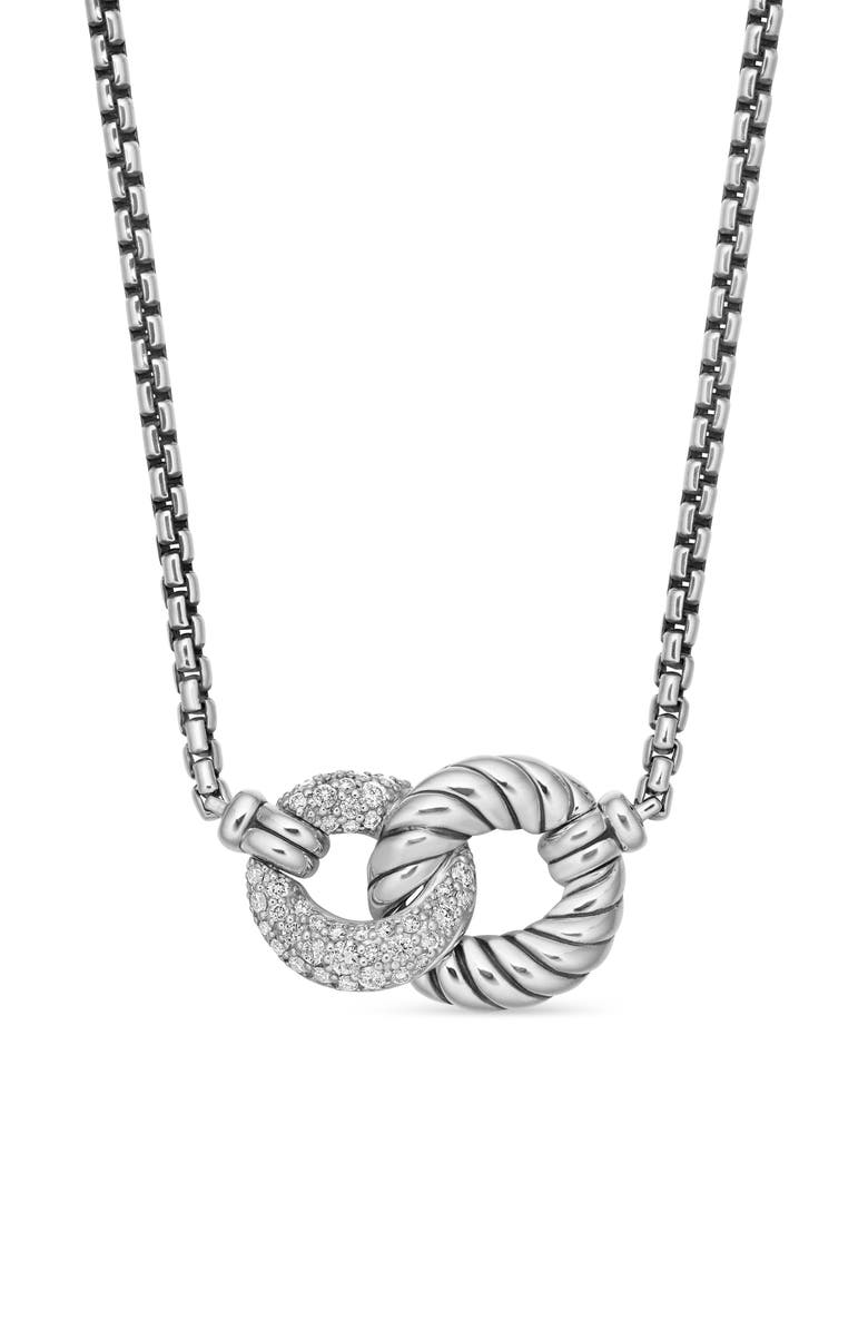 David Yurman Belmont Necklace with Diamonds, Main, color,