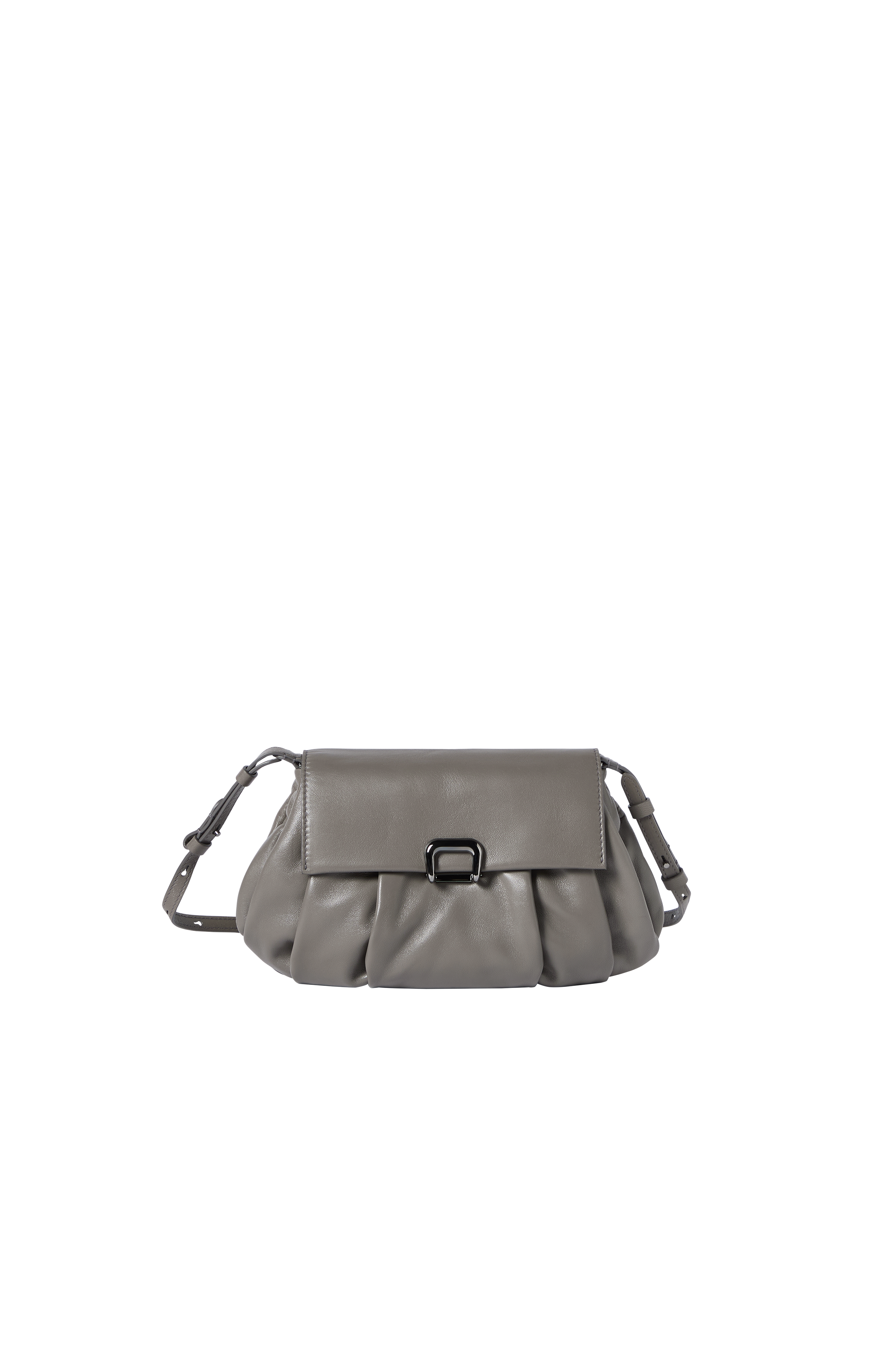 Boule bag in nappa leather, Alternate, color, Stone Grey