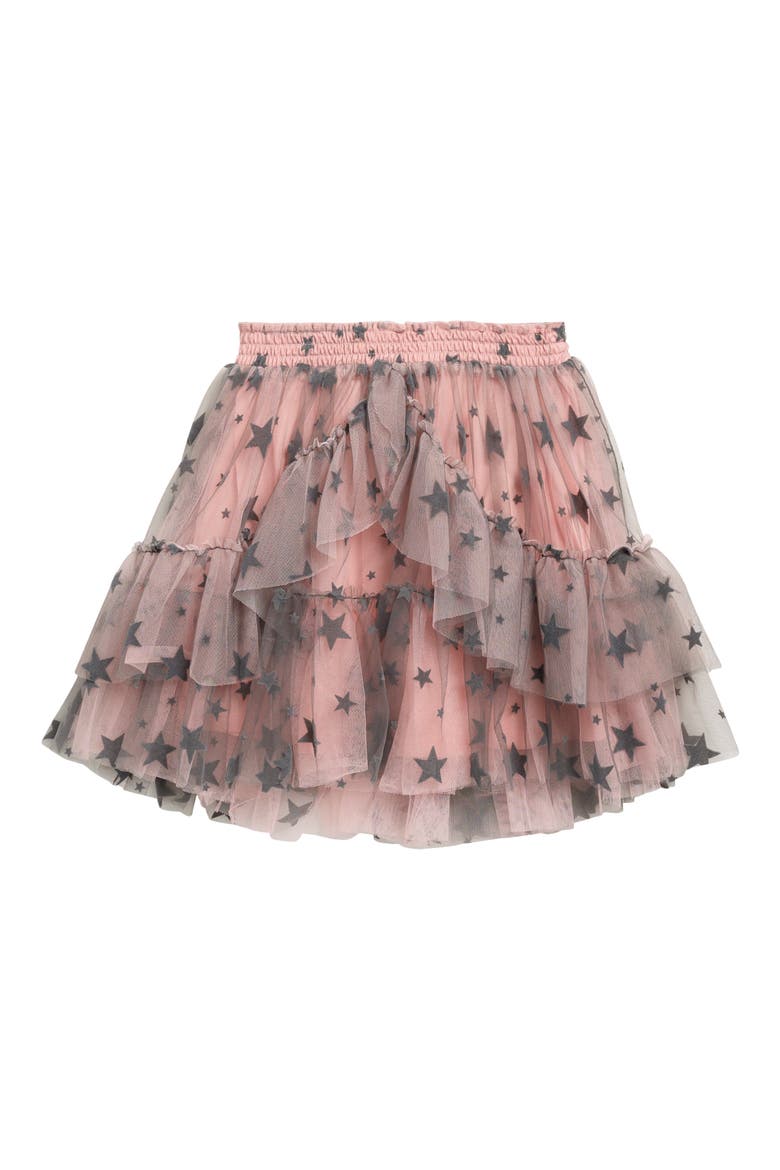 Kids' Star Mesh Tutu Skirt, Main, color, GRAY MULTI