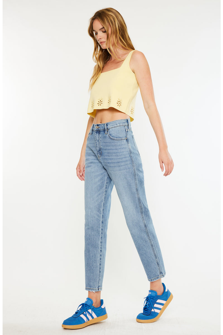 Gabby High Rise Slouch Fit Jeans, Alternate, color, Medium Wash