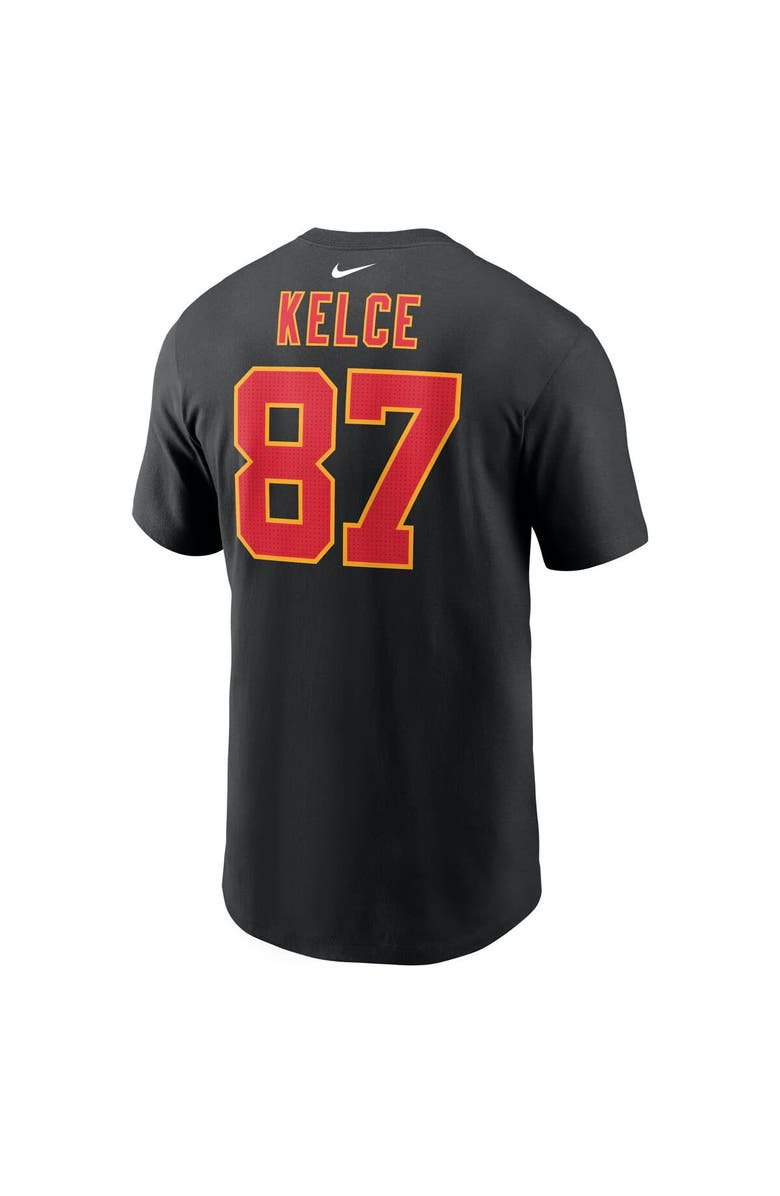 Nike Men's Nike Travis Kelce Black Kansas City Chiefs Super Bowl LIX Name & Number T-Shirt, Alternate, color, 