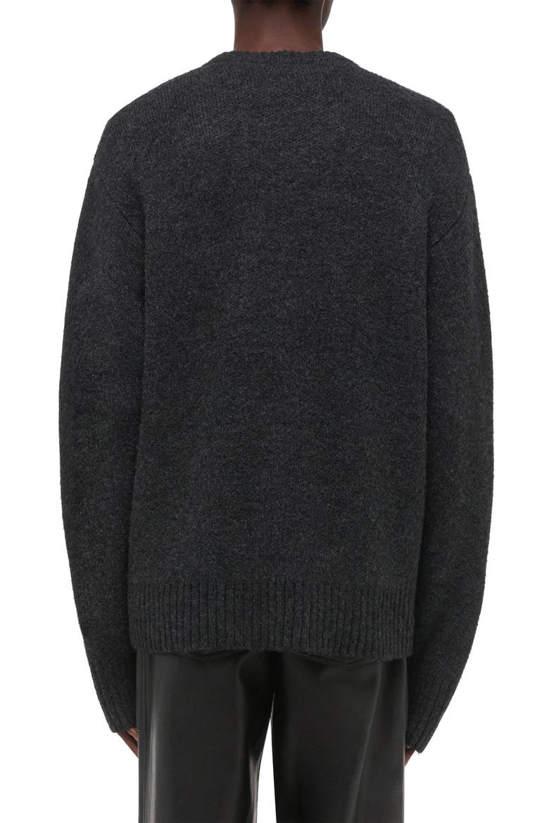 Logo Sweater, Alternate, color, GRAPHITE