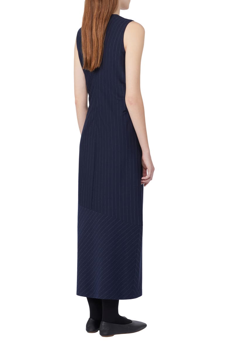 Newport Stripe Sleeveless Dress, Alternate, color, MIDNIGHT BLUE