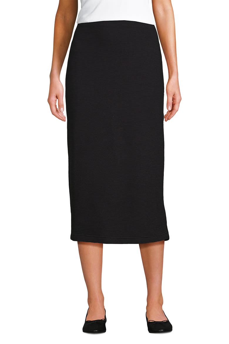 Starfish Side Zip Midi Skirt, Main, color, Black