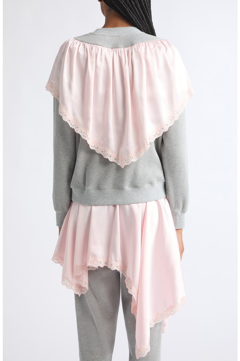 Rue Ruffled Waffle Knit Pants, Alternate, color, GREY