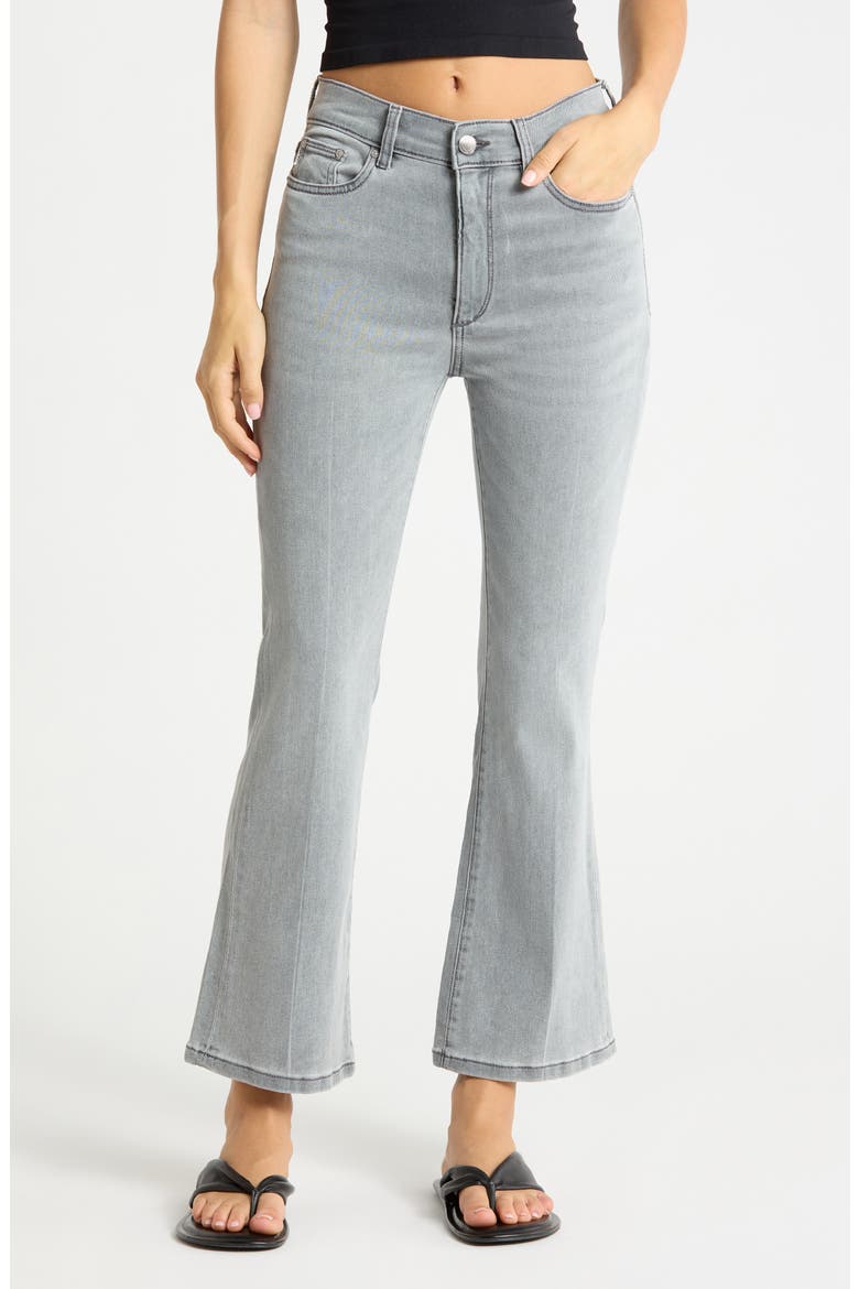 Bridget Cropped Wide Leg Jeans, Main, color, GREY COVE