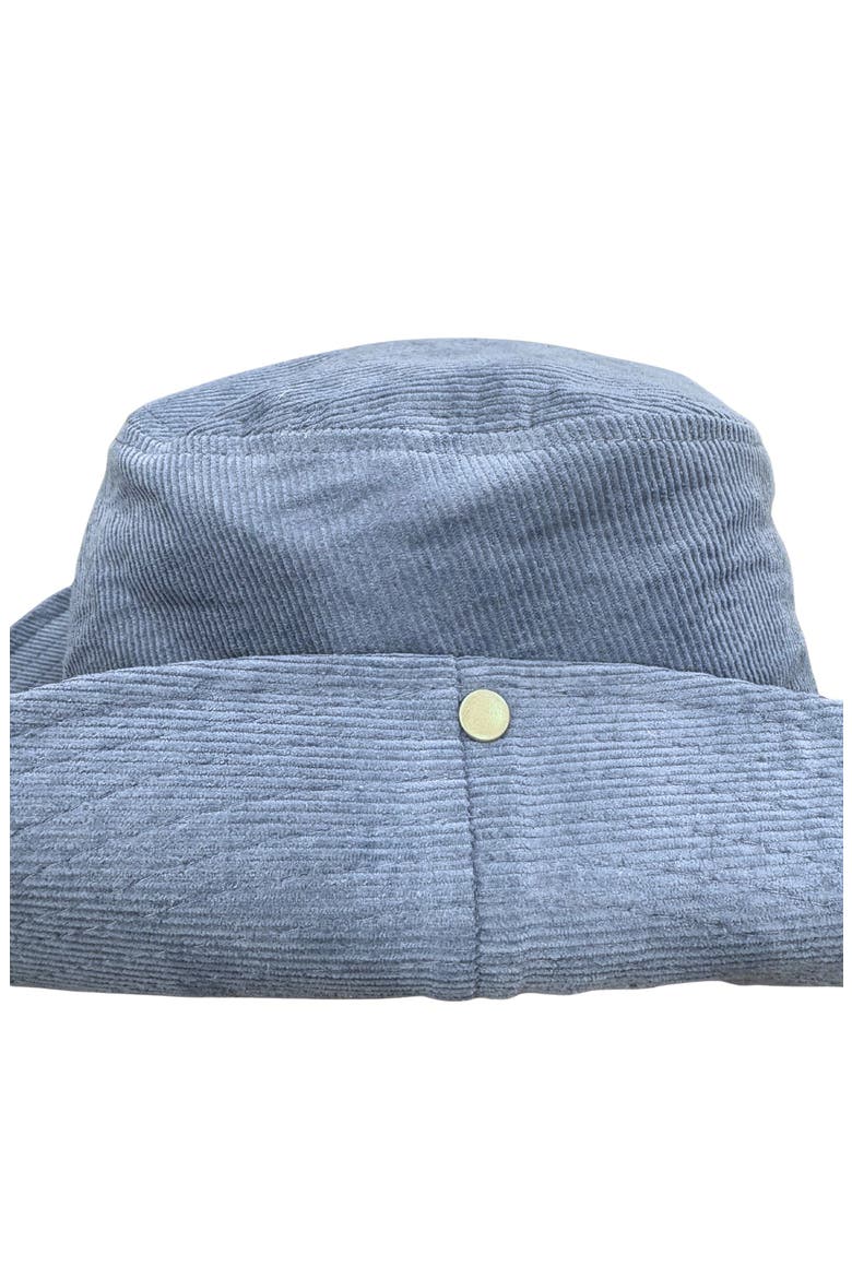Corduroy Packable Cowboy Hat, Alternate, color, DENIM