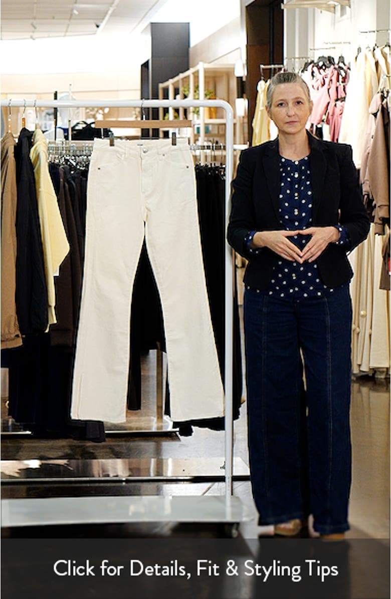 Laurel Canyon Side Slit High Waist Bootcut Jeans, sales video thumbnail