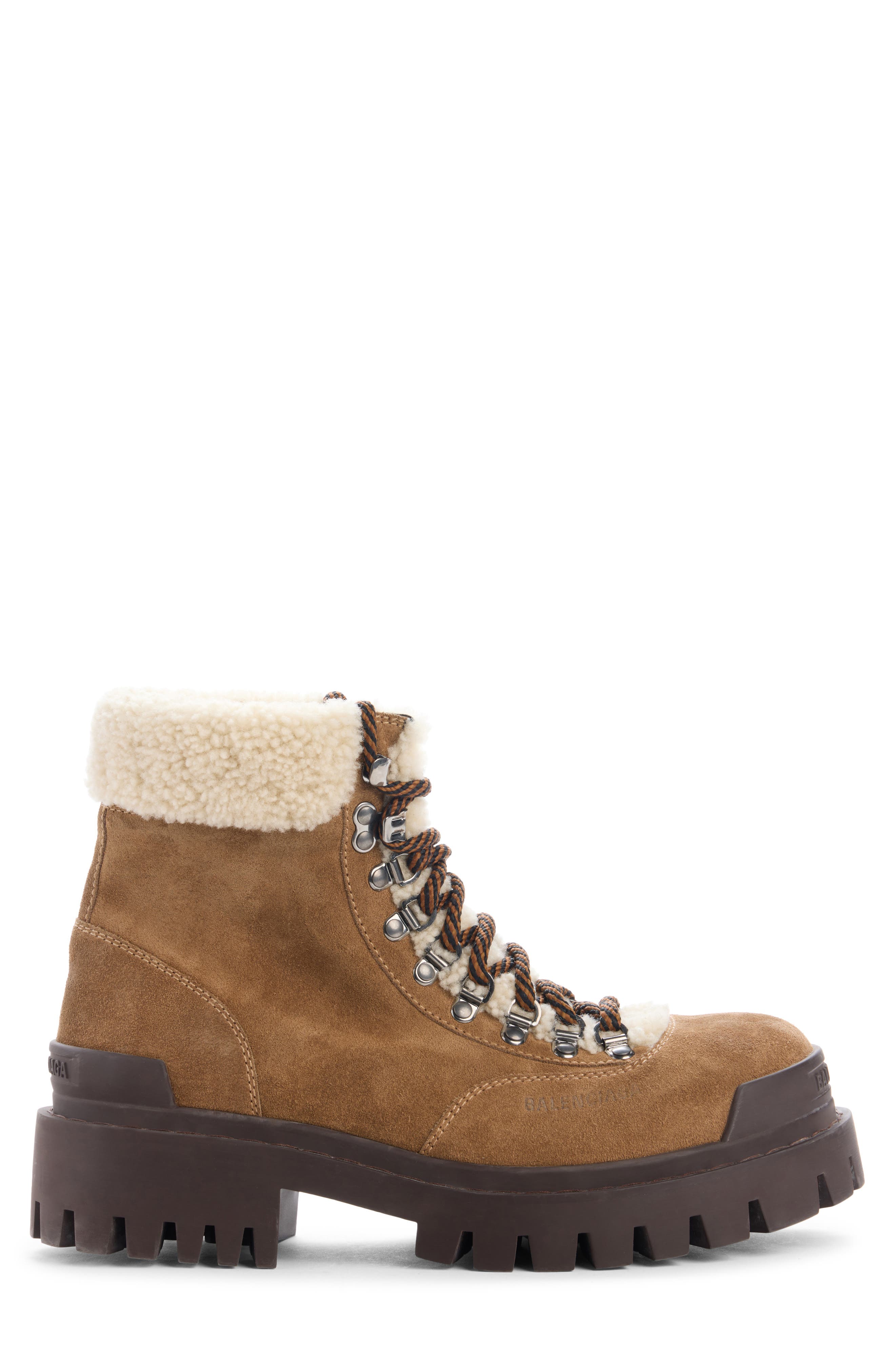 Leather Winter Boot, Alternate, color, NOCE/ OFF WHITE