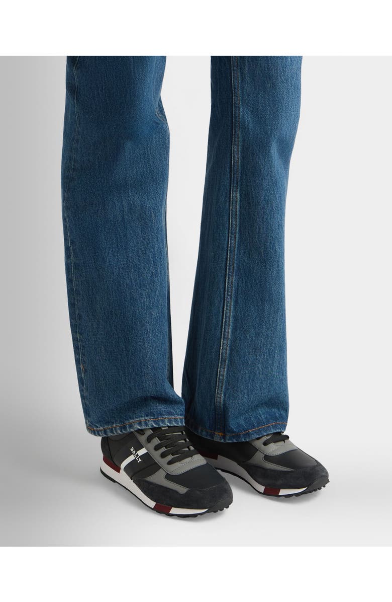 Bally Sneaker in Calf Leather, Alternate, color, Black