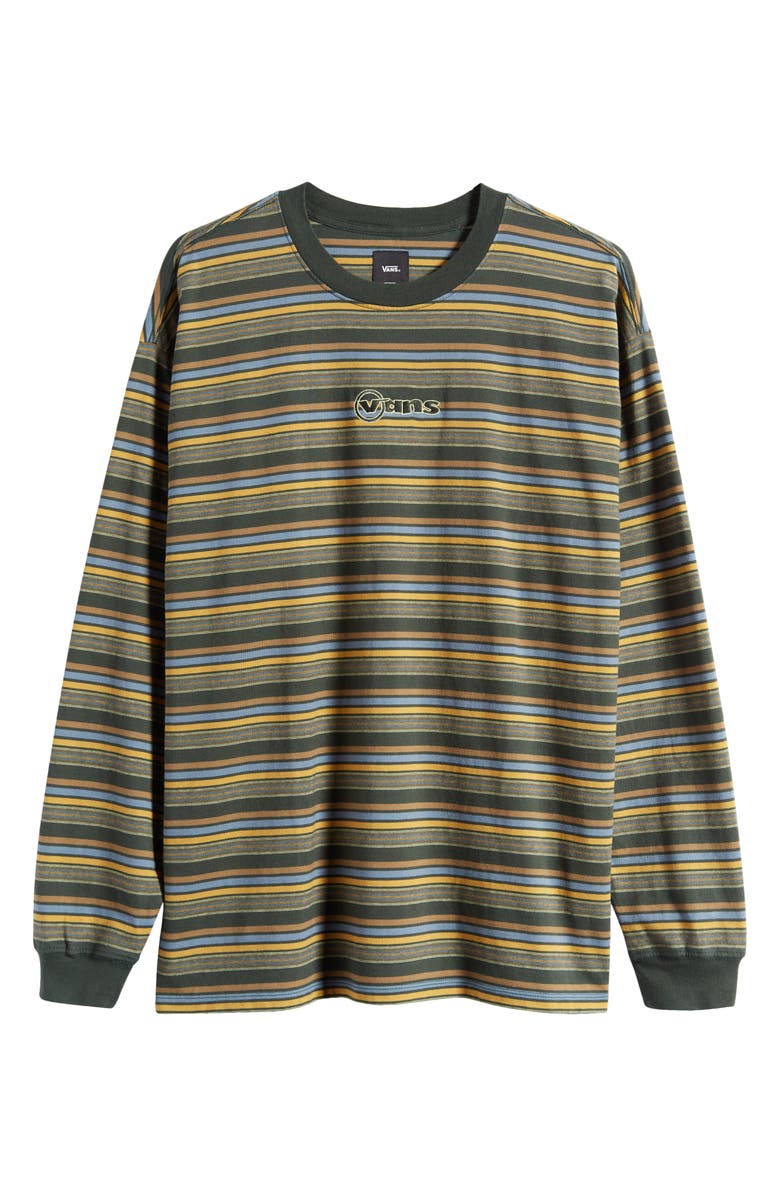 Vans Barwood Stripe Long Sleeve T-Shirt, Alternate, color,