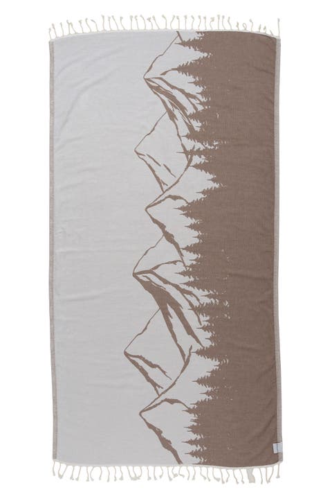 Mountain 100% Cotton Reversible Turkish Towel