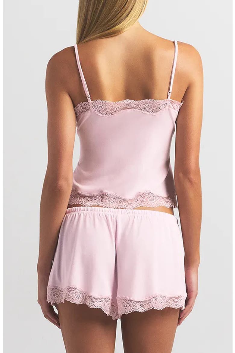 Lace Trim Pajamas, Alternate, color, BLOOM