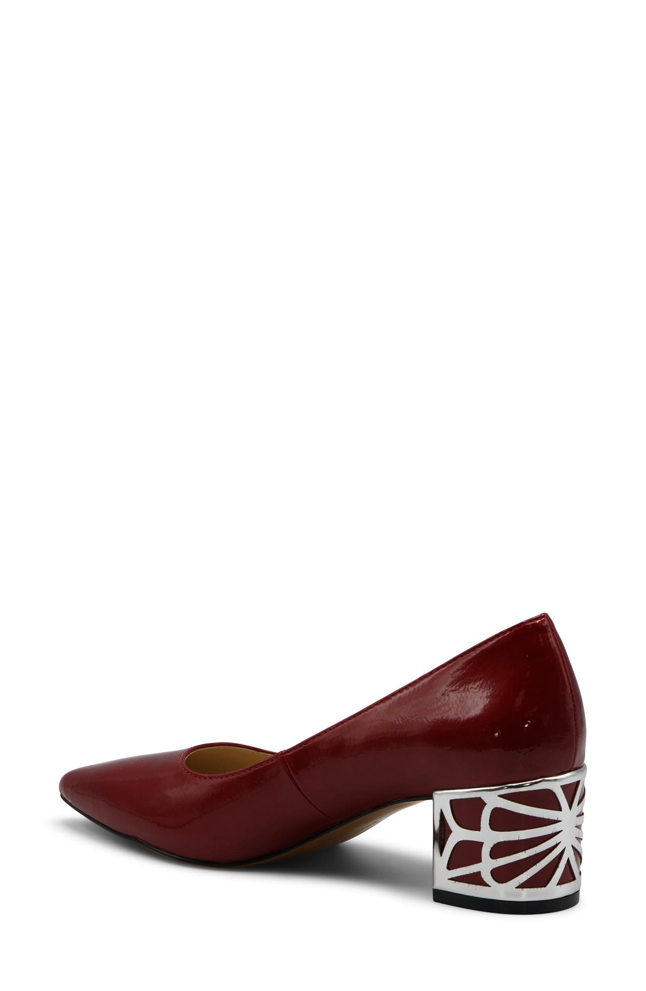Flori Pointed Toe Pump, Alternate, color, RUBY