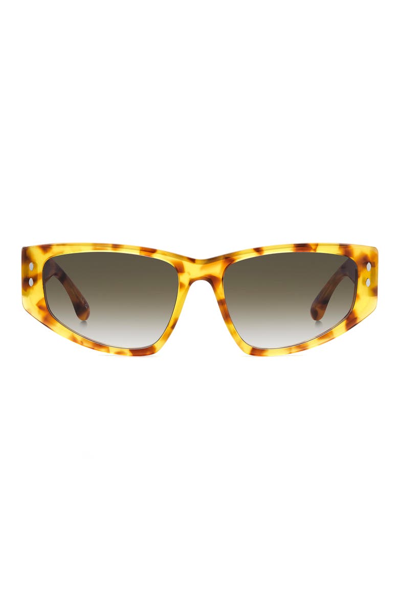 57mm Rectangle Sunglasses, Main, color, 0C9B-9K