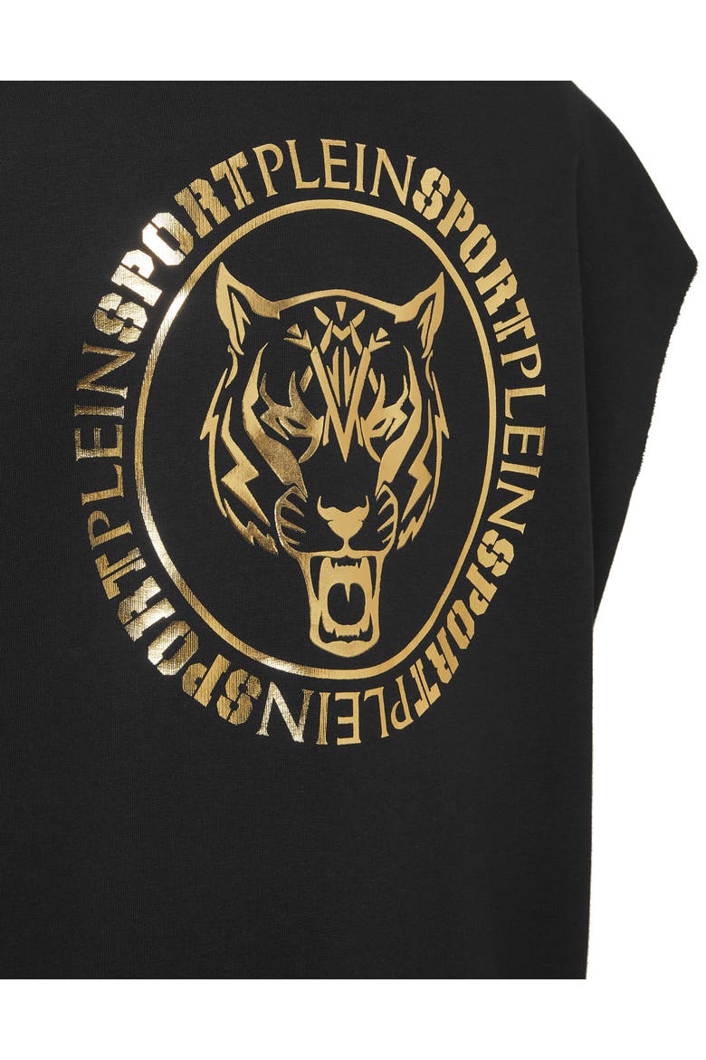 Hooded Sweatshirt Men, Alternate, color, black/lightgold