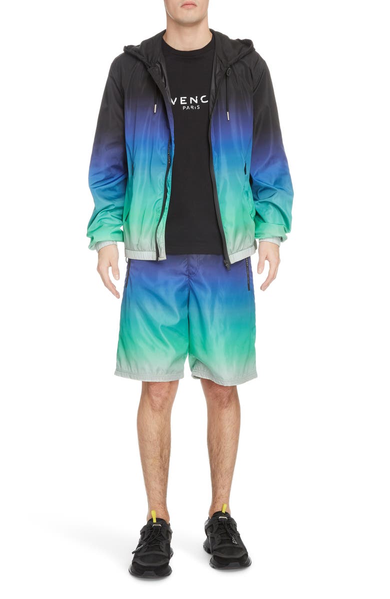 Givenchy Drawstring Waist Jogger Shorts, Alternate, color, 