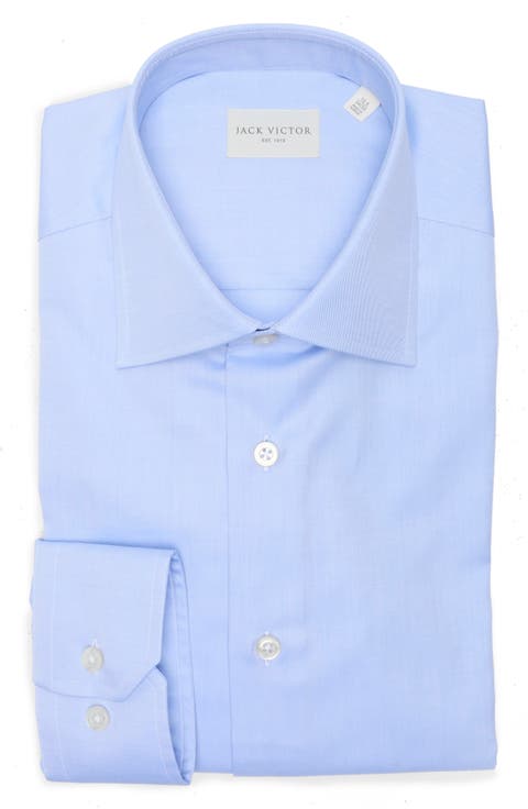Superior Light Blue Twill Dress Shirt