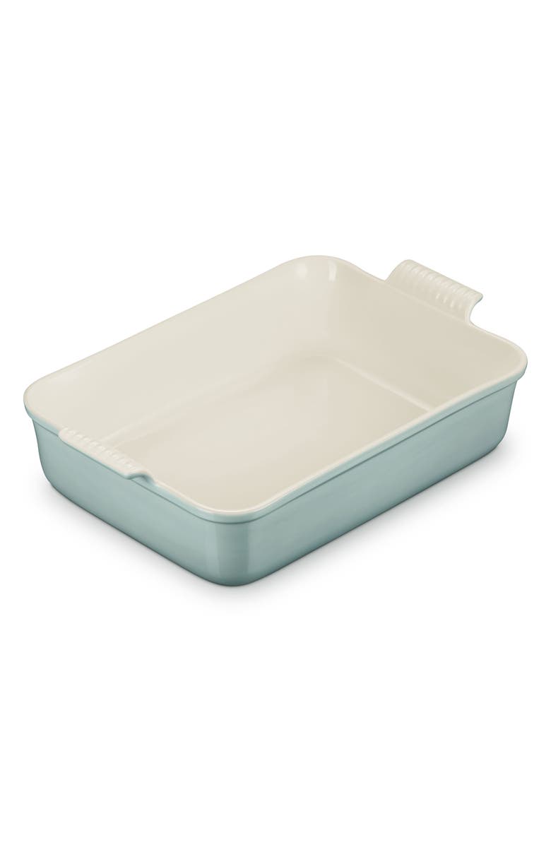 Le Creuset Heritage Stoneware Deep Lasagna Dish, Alternate, color, Sea Salt