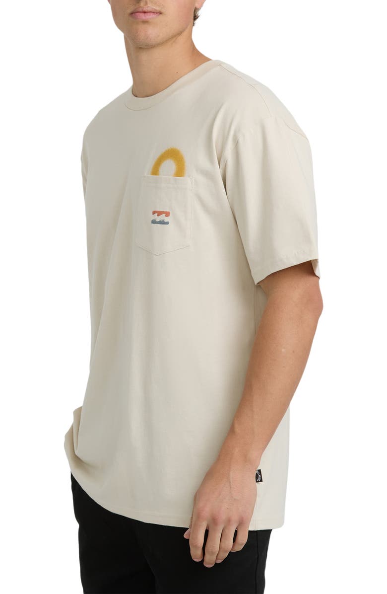 Billabong Eclipse Cotton Pocket T-Shirt, Alternate, color, Chili