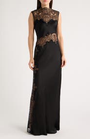 Shona Joy Jamila Lace Trim Gown