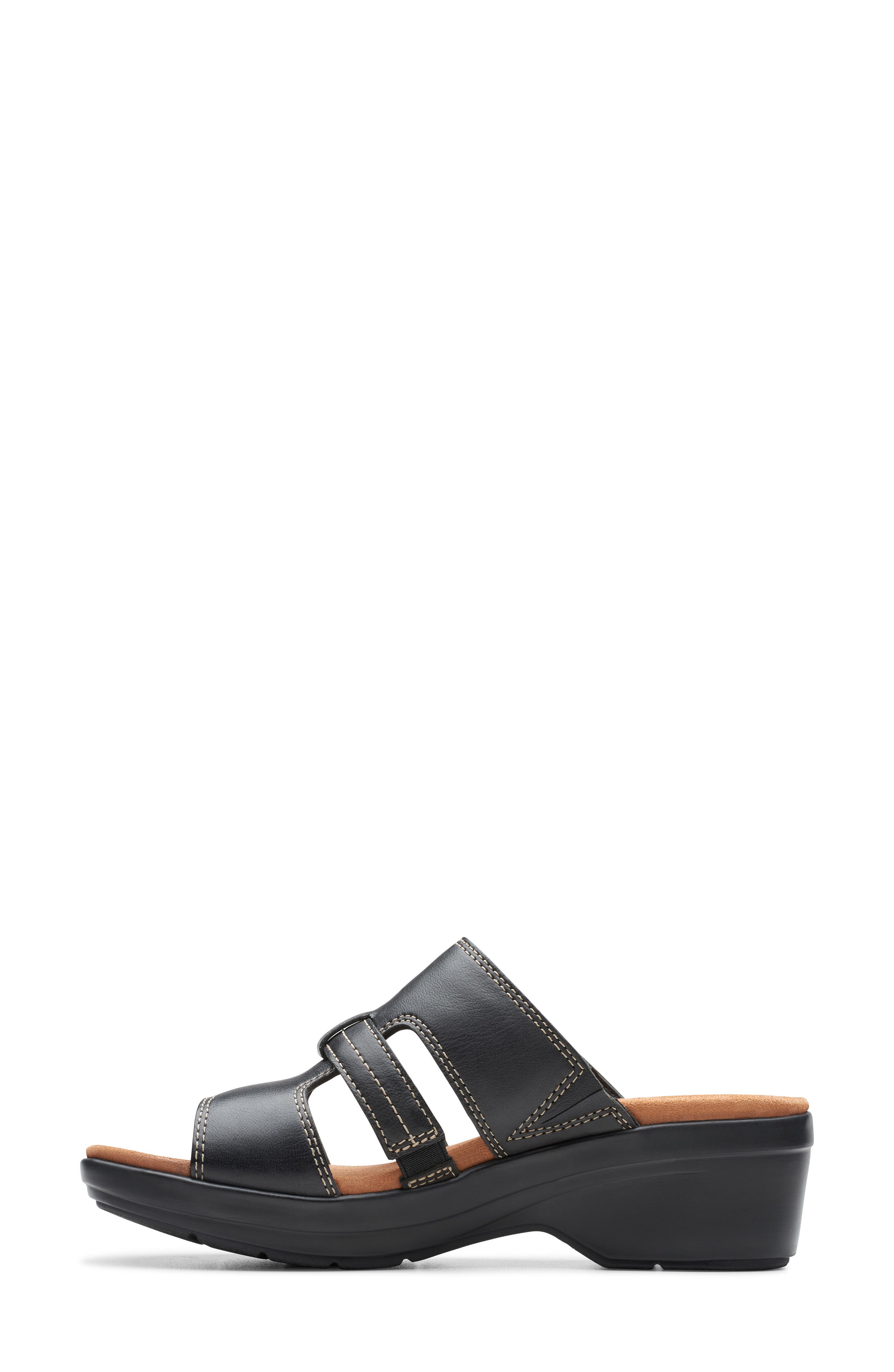 Tuleah Jane Slide Sandal, Alternate, color, BLACK LEATHER