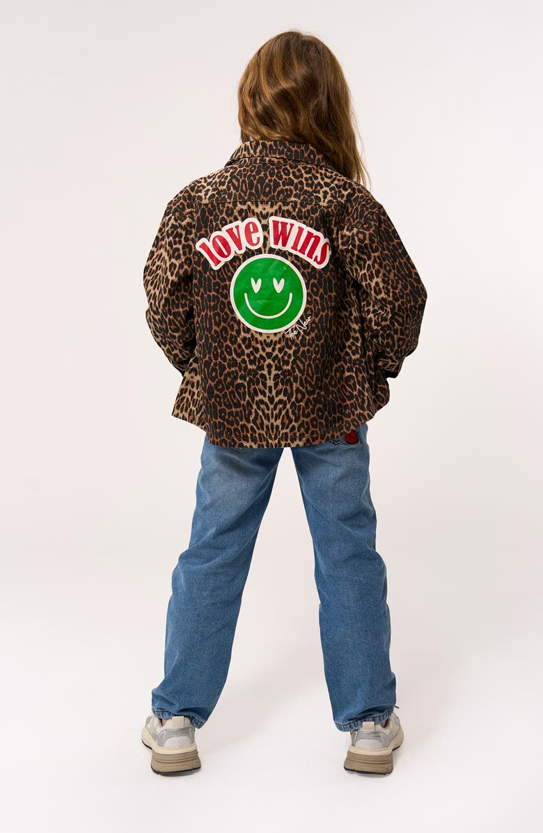 THE NEW Kids' Panya Denim Overshirt, Alternate, color, Feather Gray