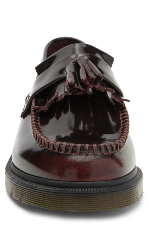 Dr. Martens' Dr. Martens Adrian Loafer In Cherry Red Arcadia