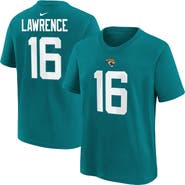 Nike Youth Nike Trevor Lawrence Teal Jacksonville Jaguars Player Name & Number T-Shirt