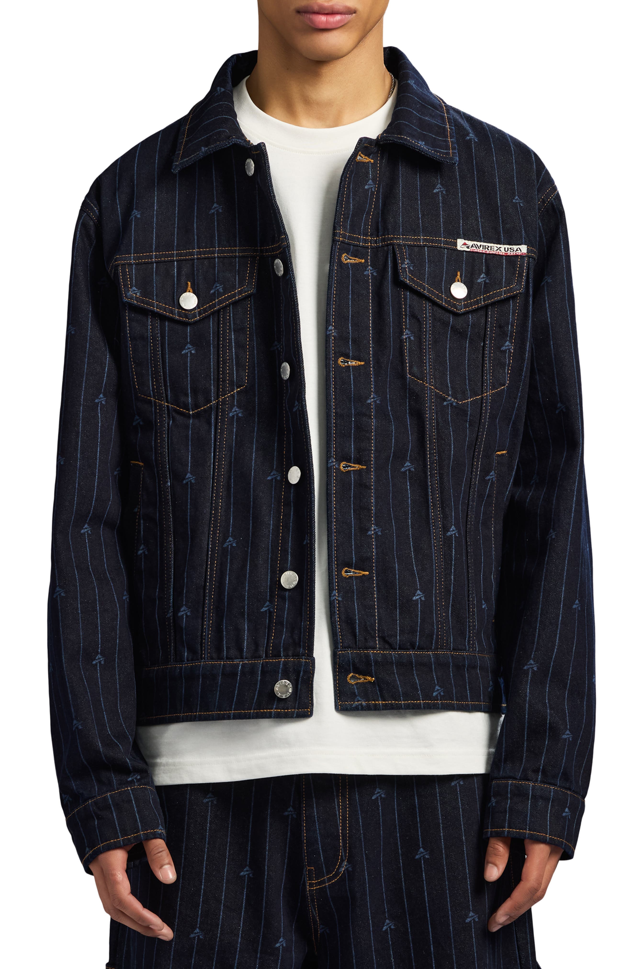 selected INDIGO STRIPE