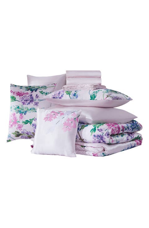 Satin Nolita Floral Bed In A Bag