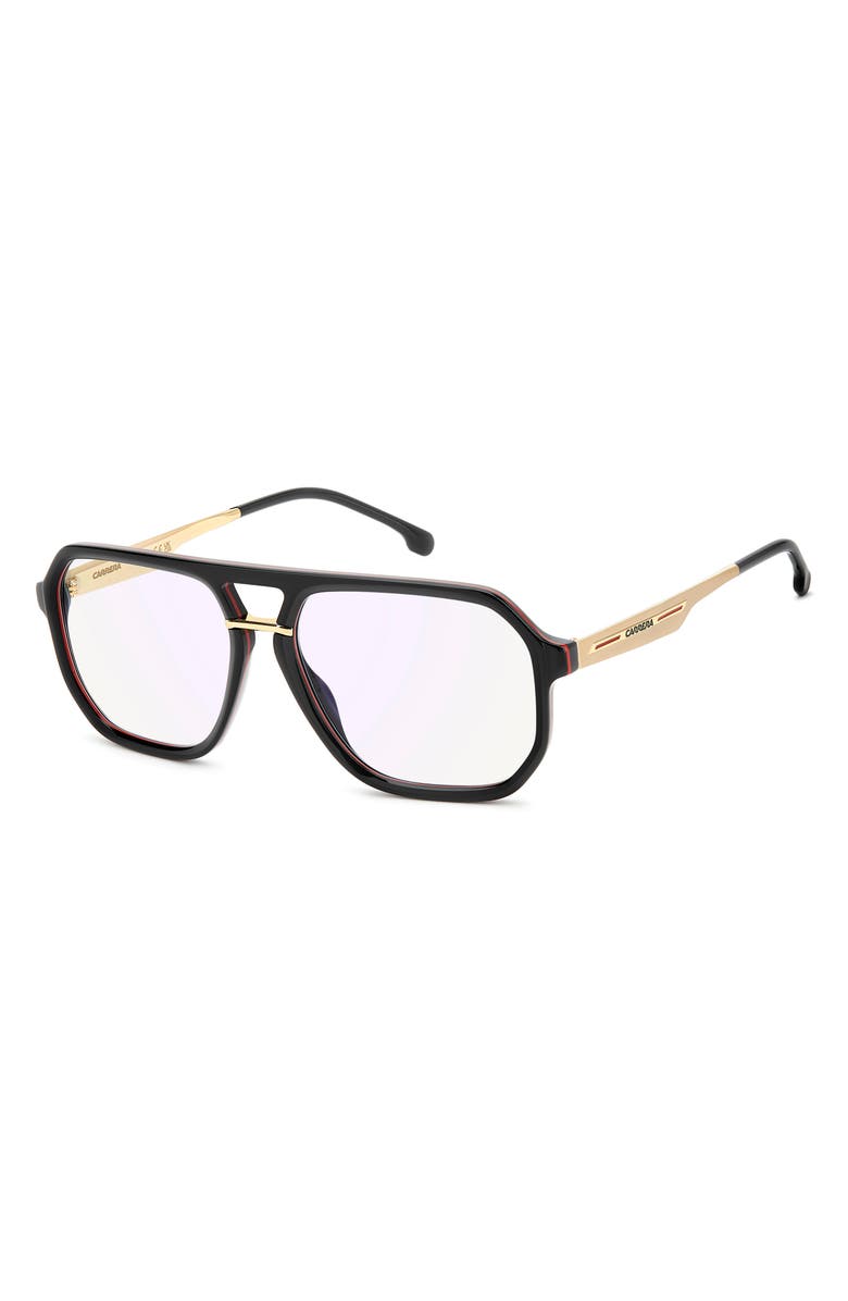 Carrera Eyewear Victory 58mm Pilot Optical Glasses, Alternate, color, 