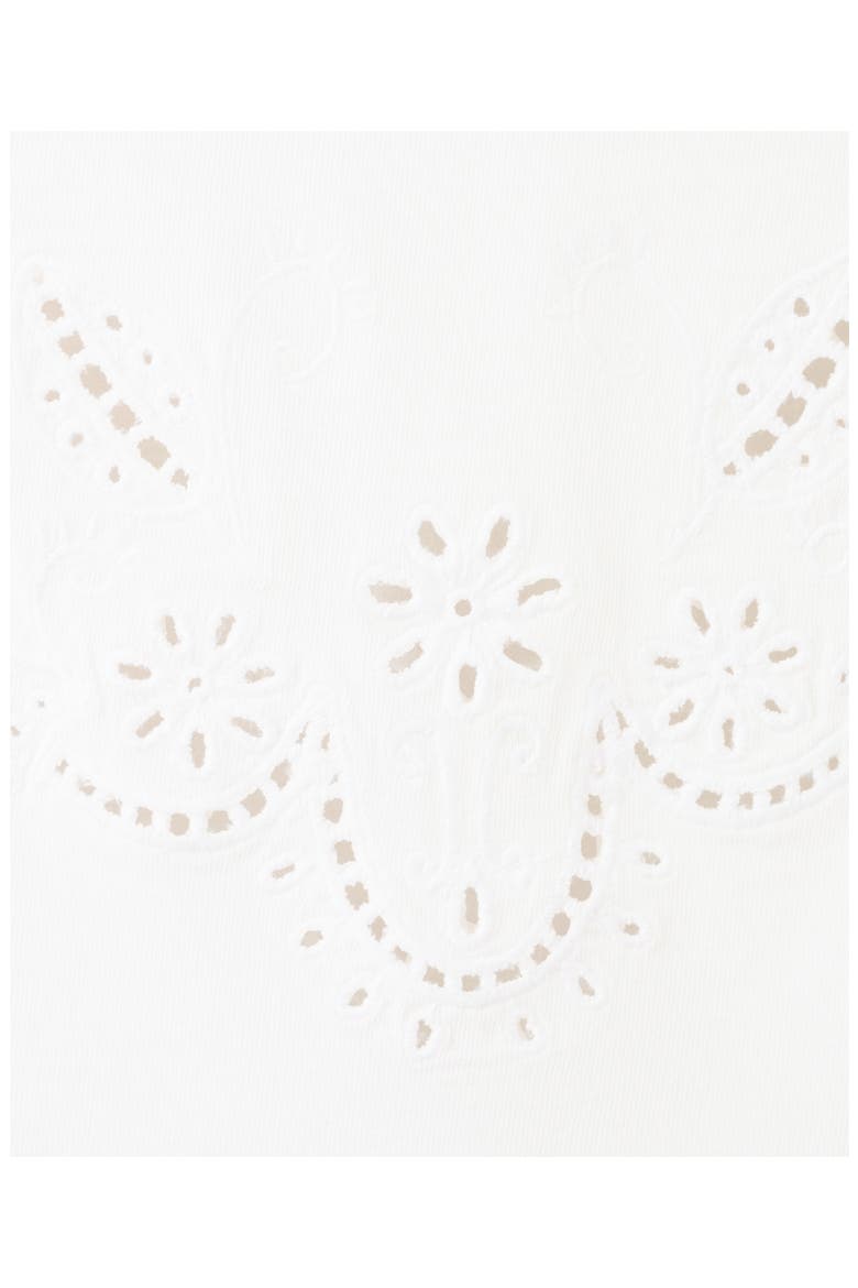 Openwork Embroidery Cotton Tank, Alternate, color, OFF WHITE