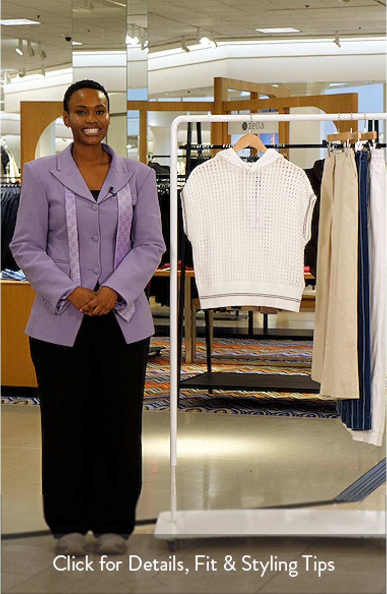 Vittoria Open Stitch Knit Hoodie, sales video thumbnail