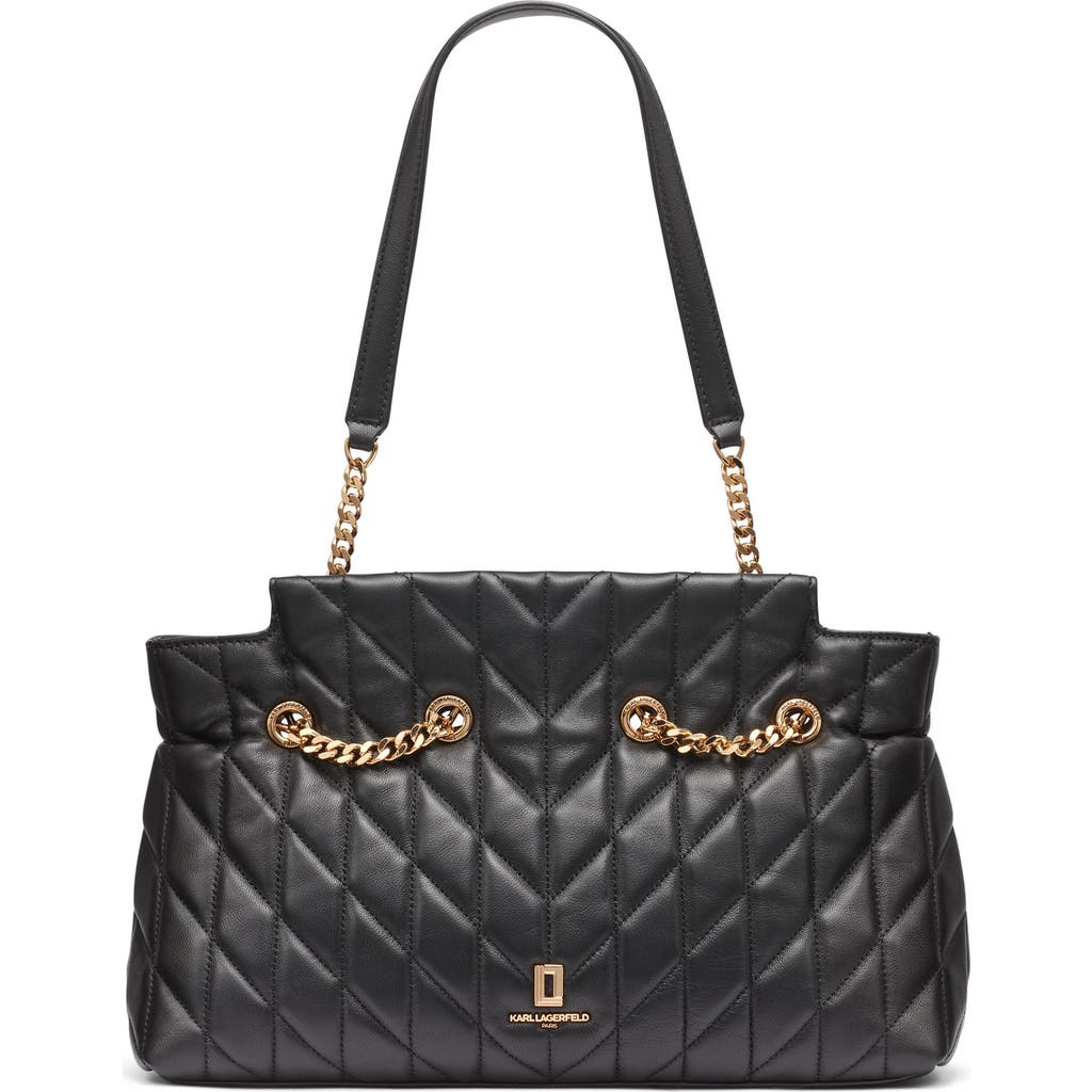 Karl Lagerfeld Paris Lafayette Satchel In Multi