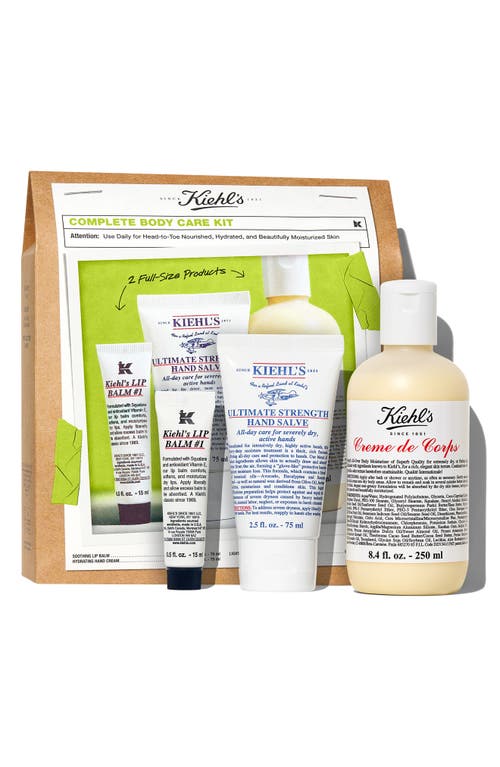 Kiehl's Since 1851 Complete Body Care Gift Set $73 Value In No Color